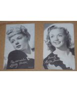 Vintage 1940s Cardstock Cards Betty Hutton &amp; Marth Stewart - $357.94 MXN