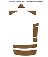 2007 Cobalt 212 Swim Step Transom Bow Pad Boat EVA Foam Faux Teak Deck F... - $6,149.76 MXN