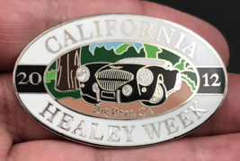 Vintage 2012 Austin Healey Week Big Bear California CA Metal Emblem Badge - £9.71 GBP