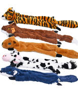Dog Squeaky Toys 5 Pack, Pet Crinkle Toy No Stuffing Animals Plush, Dog ... - €23,02 EUR