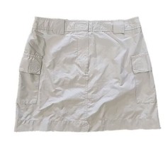 SO Juniors Size 7 Tan Midi Skirt Cargo Pockets Lightweight  - £3.83 GBP