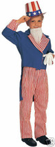 UNCLE SAM Child Halloween Costume Boys Size Large 12-14 New ! - £23.65 GBP
