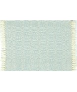 Artisan Handwoven Dollhouse Rug 4&quot;x6&quot; Crystal Blue #15, Cotton - £24.32 GBP