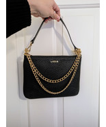LODIS 5-in-1 Convertible &quot;Emily&quot; Purse NWOT Black Leather - $24.74