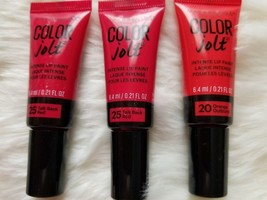 Three (3) Maybelline New York ~ Color Jolt Intense ~ Red &amp; Orange ~ Lip ... - £11.77 GBP