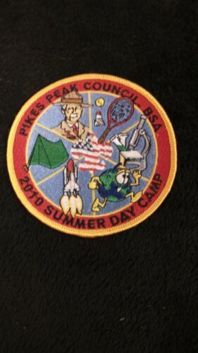 Boy Scouts Of America Pikes Peak Council 2010 Summer Day Camp Sew On Pat... - $4.03