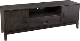 Graywashed Brenting With Storage Media Stand From Sei Furniture. - $442.96