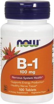 Vitamin B-1 100 mg Energy Production* Nervous System Health*Supplement 1... - £7.56 GBP