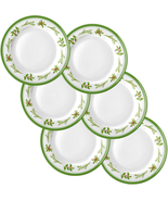 6 Pcs Christmas Melamine Plates Dinner Salad Plates Xmas Tree Dinnerware... - €29,54 EUR