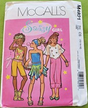 McCall&#39;s #M482 Girls Teens Tops Skort Shorts Capri Pants Uncut Sizes 12 14 16 - £5.44 GBP