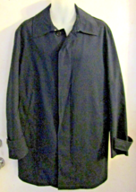 Men&#39;s Brooks Brothers Navy Blue Storm System Short Trench Coat Size 40R  - £155.03 GBP