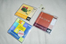 lot 3 Pfaff Creative Fantasy Embroidery Card Lot # 22 48 &amp; C w5b5 #N - $25.20