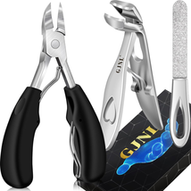 Toenail Clippers for Thick Nails - 2024 New Angled Head Nail Clippers with Catch - £19.19 GBP