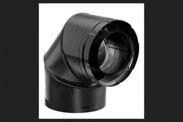 Simpson Duravent 46DVA-E90B 4x7&quot; Direct Vent Black 90 Degree Elbow - $1,559.70 MXN