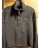 Patagonia Women’s M Black 1/4 zip fleece jacket LS Polyester Outdoor Travel - $27.08 CAD