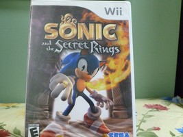 Sonic &amp; The Secret Rings - Nintendo Wii - Complete w/ Manual Guaranteed to work - $18.76