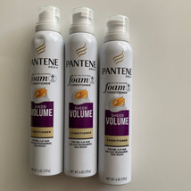 3 Pantene Pro-V In The Shower Foam Conditioner Sheer Volume 6 oz - Discontinued - £43.45 GBP