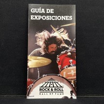 Rock And Roll Hall Of Fame Dave Grohl Foo Brochure Spanish Cleveland Ohi... - $22.49