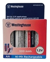 Westinghouse AA  Ni-Mh Rechargeable Batteries 500 mAH 1.2V - £6.68 GBP