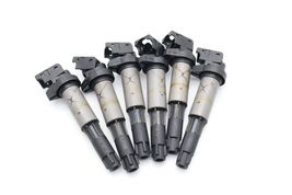 04-07 BMW E60 530I IGNITION COILS SET OF 6 E3452 image 10