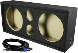 Qpower Full Range Empty Box Holds 2 - 10" &amp; 2 - Super Tweeter w/ Speakon... - $109.01