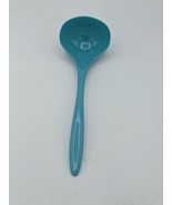 Hutzler Solid Serving Ladle Soup Spoon Melamine 11&quot; Turquoise Blue No 525 - $10.95