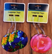 Four (4) Protege ~ Luggage ~ Golf ~ School ~ Camera Bag ~ Round Suitcase Tags(3) - £11.83 GBP