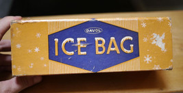 Vintage Antique WWII DAVOL Rubber Co. English Ice Bag #439 9&quot; w/ Origina... - $14.99