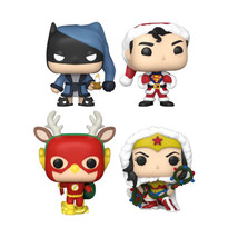 DC Comics Holiday Tree Box US Exclusive Pocket Pop! 4-Pack - £33.68 GBP