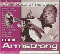 Louis Armstrong Great Voices Of The Century 14 Tracks Sealed Cd - £11.13 GBP