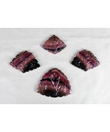 Natural Multi Tourmaline Engraved 4 Pc 303.50 Ct Gemstone Earring Pendan... - €5.694,05 EUR