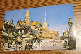 Pan Am - Thailand - Temple of the Emerald Buddha in Bangkok postcard - u... - £6.59 GBP