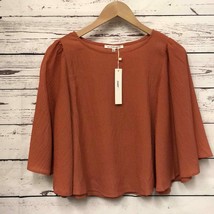 Symphony baked blush ginger batwing crop blouse - £15.88 GBP