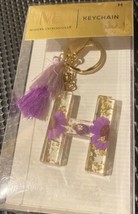 Modern Expressions &quot;H” Monogram Keychain with Tassels - $7.21