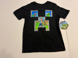 Minecraft Boys Tee Shirt Black - £7.80 GBP