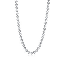 Simple High-Grade Hollow Heart Necklace Women's Jewelry Light Luxury Temperament - £7.96 GBP
