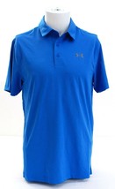 Under Armour Golf Blue UA Playoff Vented Short Sleeve Polo Shirt Men&#39;s NWT - £52.31 GBP