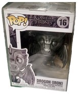 Funko POP Game of Thrones Drogon (Iron) Vinyl Figure #16 Protective Case - $14.95