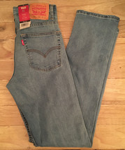 Levis 511 Slim Jeans Stretch Youth 18 29x31 ADJUSTABLE Waist Medium Wash Denim - £28.77 GBP