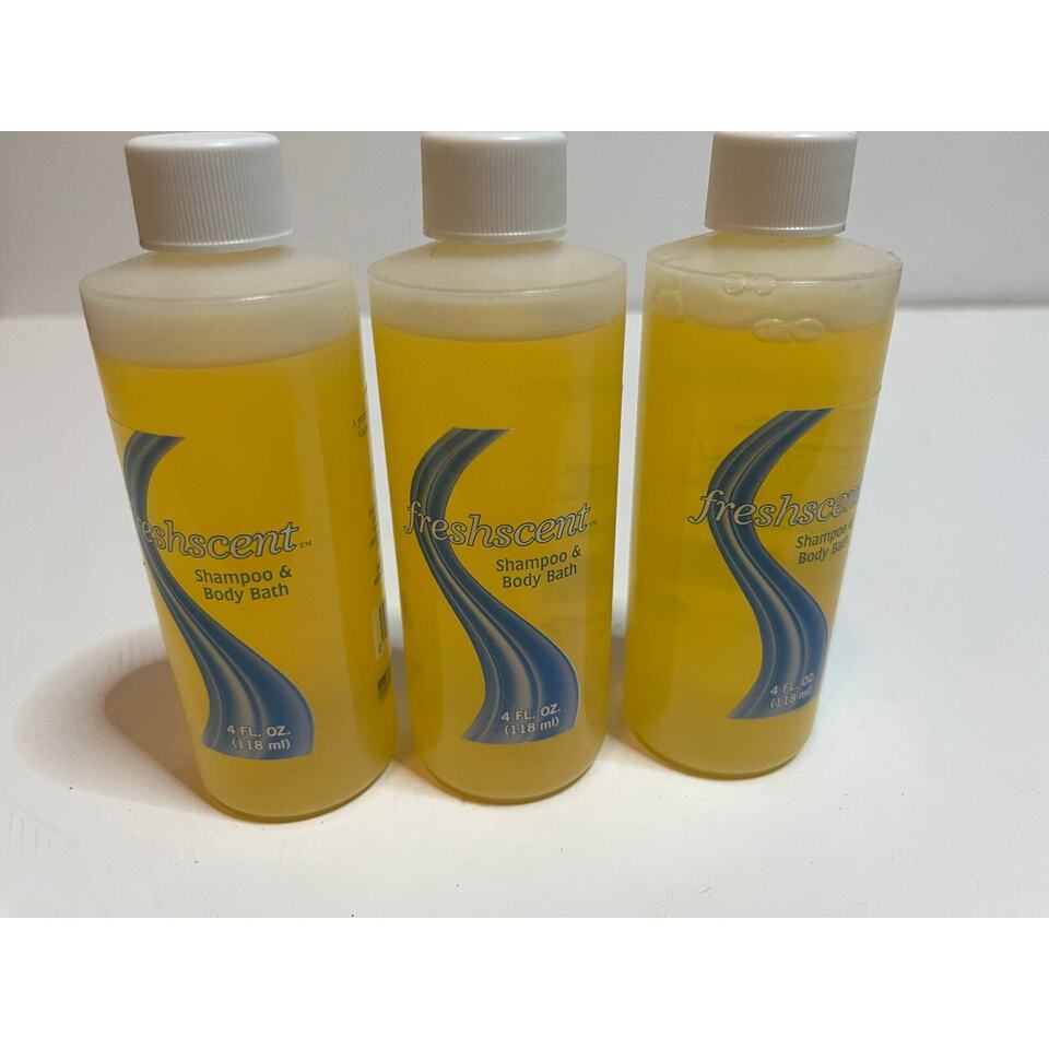 Freshscent Shampoo &amp; Body Wash Lot of 3 Travel Size 4 oz each bottle - $5.41
