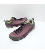 The North Face Womens Size 8 Purple Leather Low Vibram Hiking Shoes - $26.99