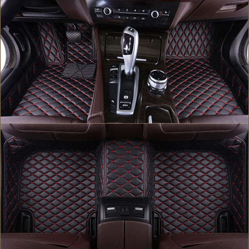 Custom Car Leather Floor Mats for BMW X3 F25 X5 X6 E71 2011 2012 2013 2014 2015 - £33.32 GBP+