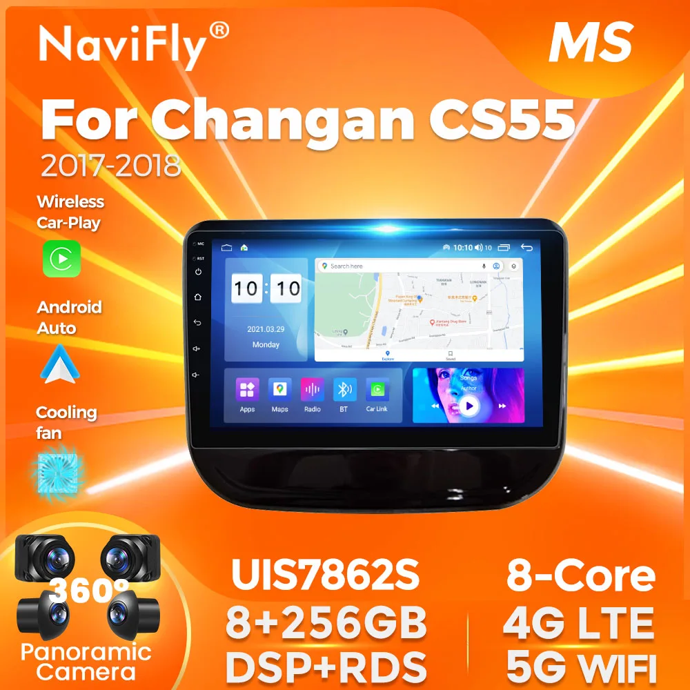 Navifly 8+256G 1280*720P Car Radio With Android Screen For Changan CS55 - £2,384,948.06 GBP+