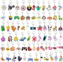 70Pcs Video Game Party Favors Video Game Keychains for Kids Birthday School Part - £32.25 GBP