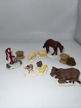 St Nicholas Square Village Farm Set  Christmas Village Accessories READ - $12.99