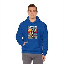 Surviving fatherhood one beer at a time Unisex Heavy Blend™ Hooded Sweat... - $33.56+
