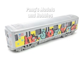 7 Inch New York City Subway Car &quot;Balloon&quot; Graffiti 1/128 Scale Diecast M... - $18.80