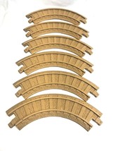Fisher Price Geotrax Tracktown Railway Train Replacement Parts, Curved Track (6) - $9.89