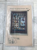 Pine Tree Lodge Designs Quilt Sewing Pattern #107 Home Grown Spring Samp... - $11.88
