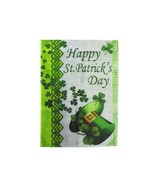 Ashland Happy St. Patrick's Day Shamrock & Hat Garden Flag ,12.5" x 18"  - $10.00
